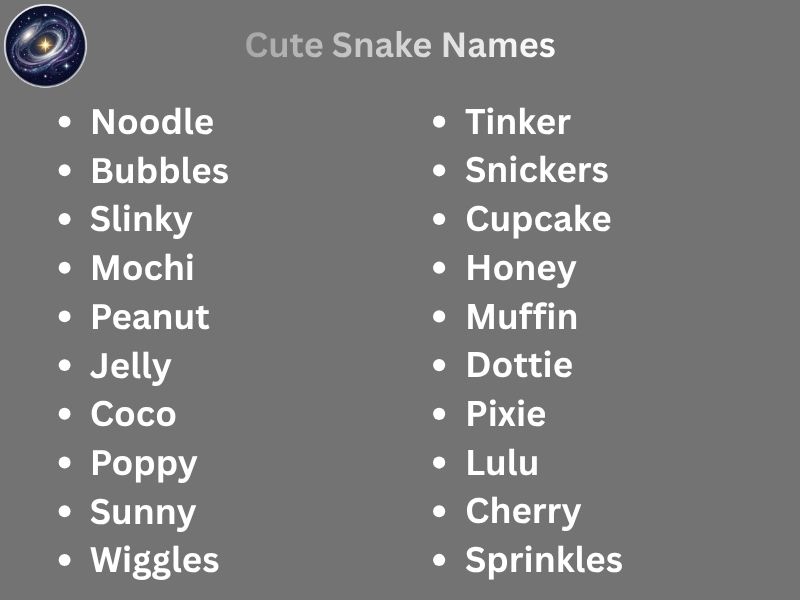 Cute Snake Names