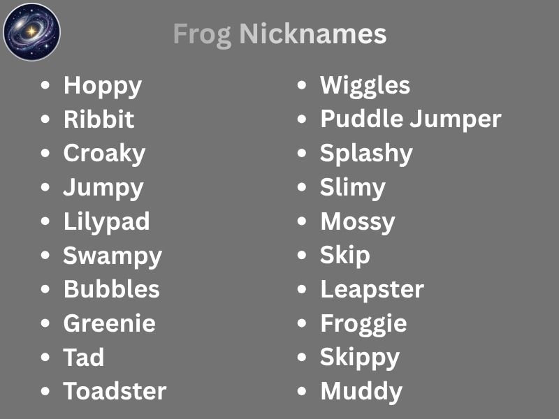Frog Nicknames