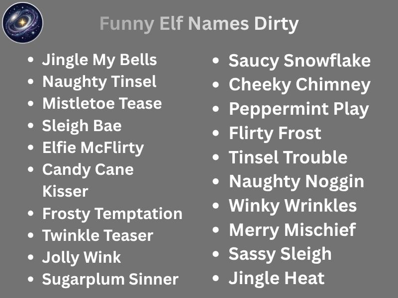Funny Elf Names Dirty