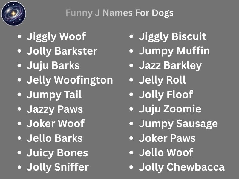 Funny J Names For Dogs