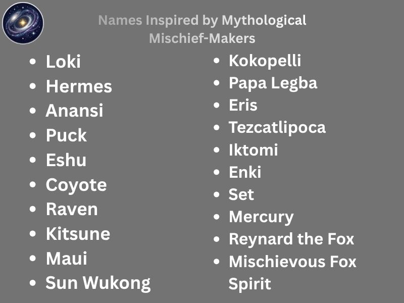 Names Inspired by Mythological Mischief-Makers