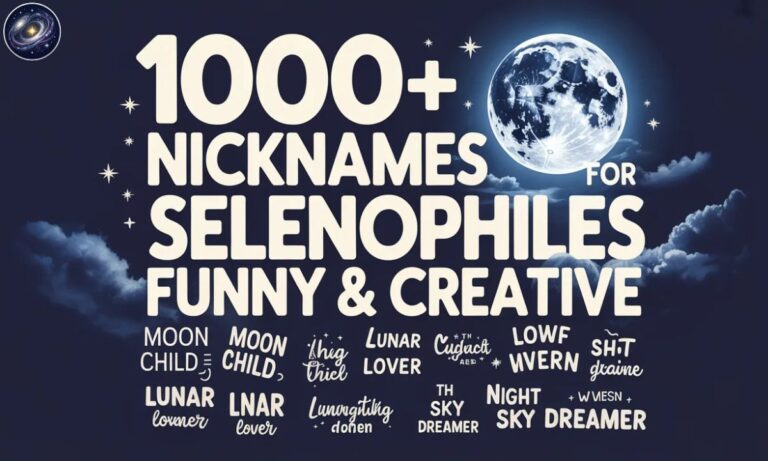 1000+ Nicknames for Selenophiles Funny & Creative