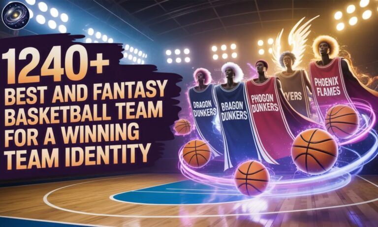 1240+ Best and Fantasy Basketball Team Names for a Winning Team Identity