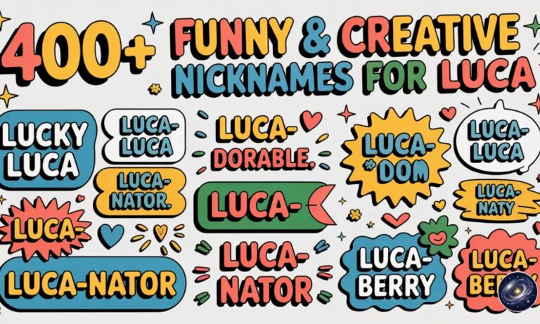 400+ Funny & Creative Nicknames for Luca