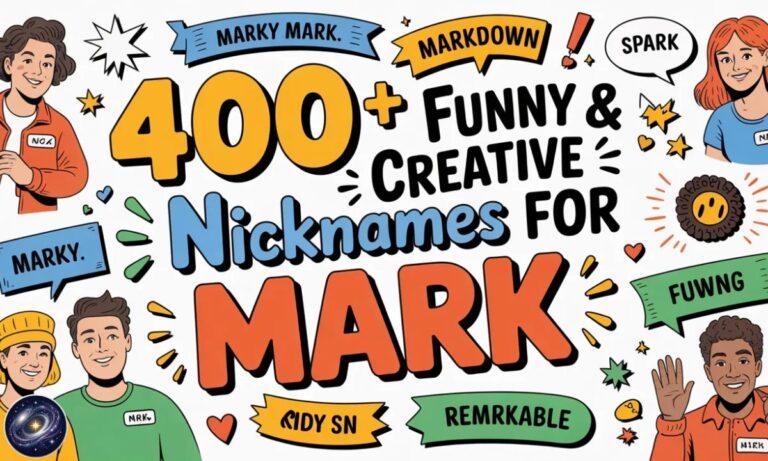 400+ Funny & Creative Nicknames for Mark