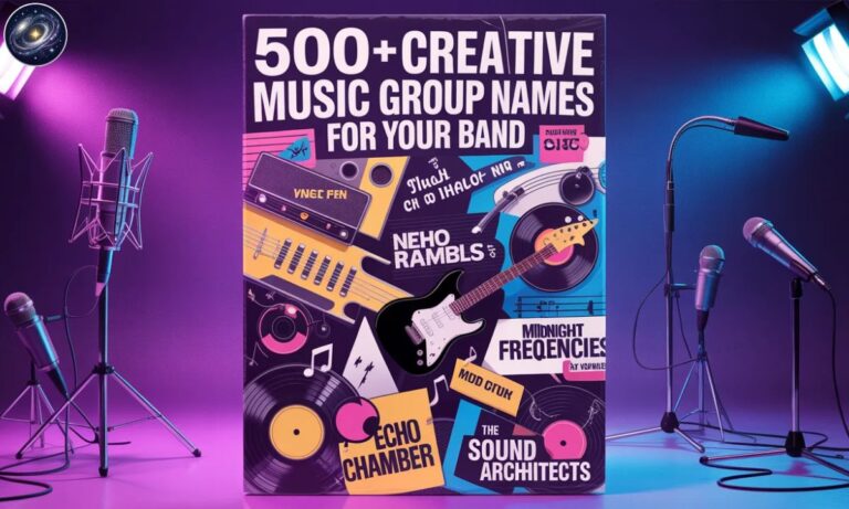 500+ Cool and Creative Music Group Names for Your Band
