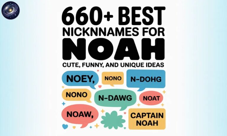 660+ Best Nicknames for Noah Cute, Funny, and Unique Ideas