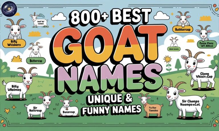 800+ Best Goat Names Ideas Unique & Funny Names