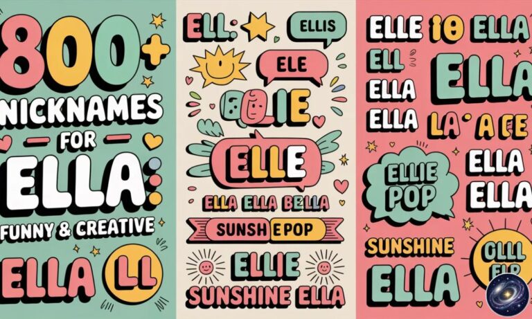 800+ Nicknames for Ella Funny & Creative