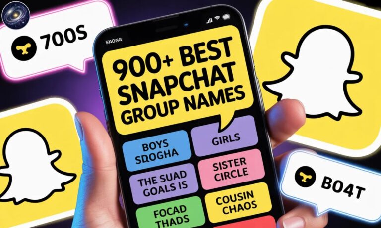 900+ Best Snapchat Group Names for Boys, Girls, and Cousins Fun and Catchy Ideas