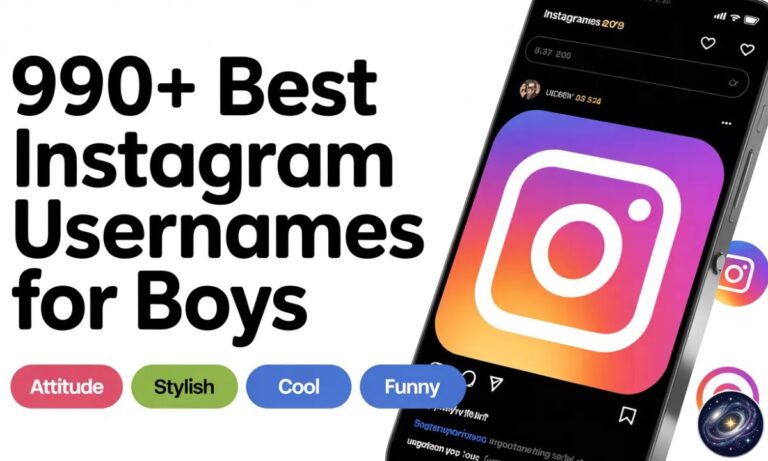 990+ Best Instagram Usernames for Boys Attitude, Stylish, Cool, Funny