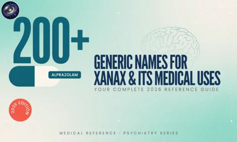 200+ Generic Name for Xanax and Its Medical Uses for 2026