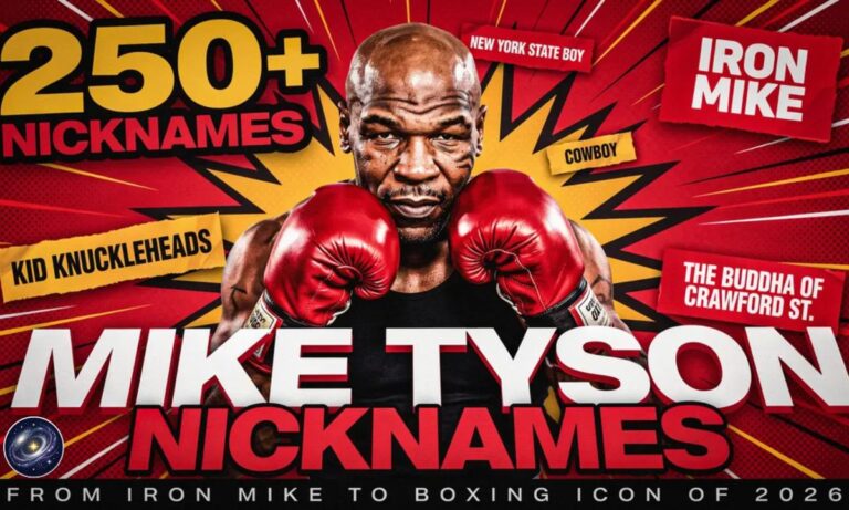 250+ Mike Tyson Nicknames From Iron Mike to Boxing Icon of 2026