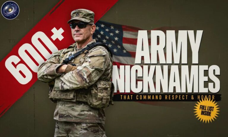 600+ Army Nicknames That Command Respect and Honor