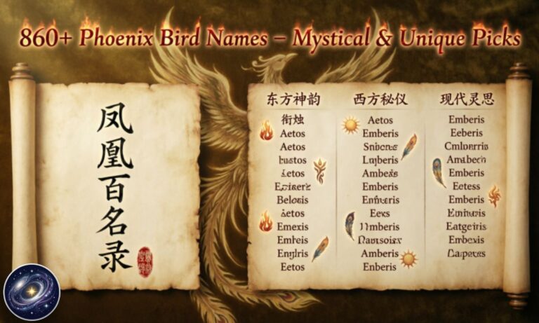 860+ Phoenix Bird Names – Mystical & Unique Picks