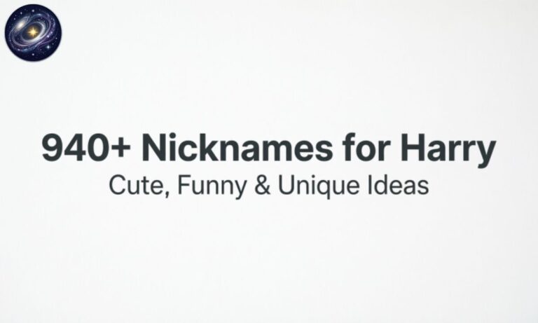 940+ Nicknames for Harry Cute, Funny & Unique Ideas