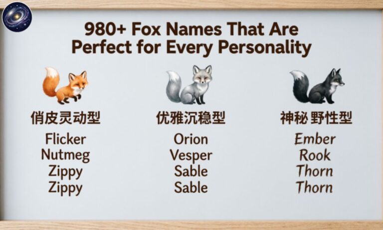 980+ Fox Names That Are Perfect for Every Personality