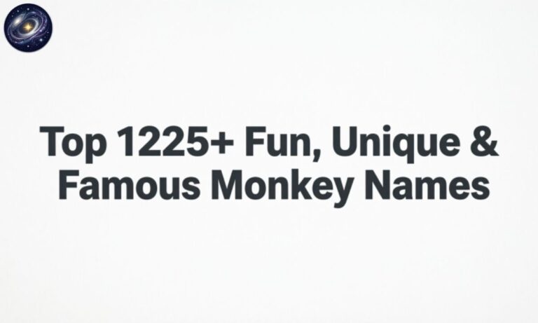 Top 1225+ Fun, Unique & Famous Monkey Names
