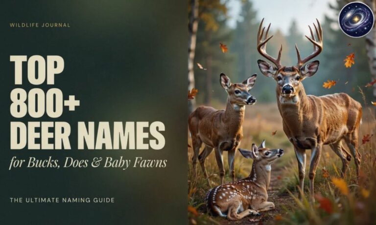 Top 800+ Deer Names for Bucks, Does & Baby Fawns